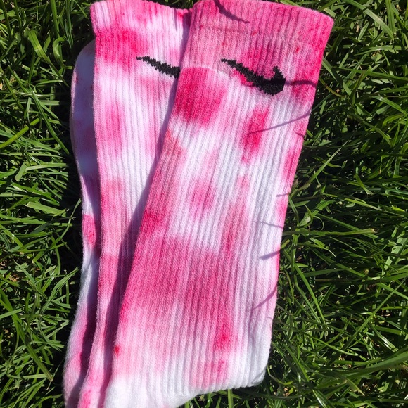 Rainbow Tie Dye Nike Socks - Picture 2 of 8